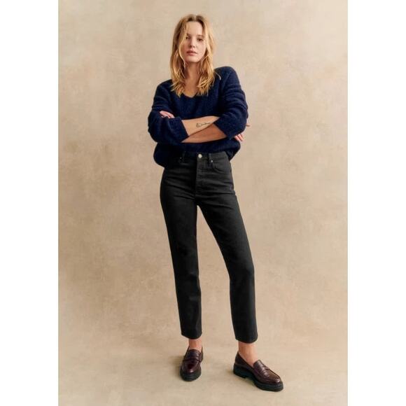 SEZANE Le Brut Sexy Jean Women's Size 27 Black - Picture 1 of 10